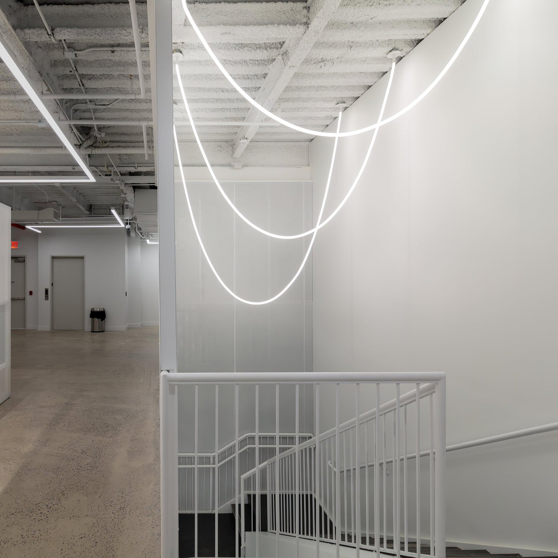 Solara Pendant Lamp Flexible Curve Silicone Brass - Letslighting