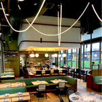 Solara Pendant Lamp Flexible Curve Silicone Brass - Letslighting