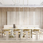 Solara Pendant Lamp Flexible Curve Silicone Brass - Letslighting