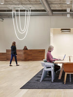 Solara Pendant Lamp Flexible Curve Silicone Brass - Letslighting