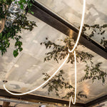 Solara Pendant Lamp Flexible Curve Silicone Brass - Letslighting