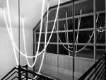 Solara Pendant Lamp Flexible Curve Silicone Brass - Letslighting