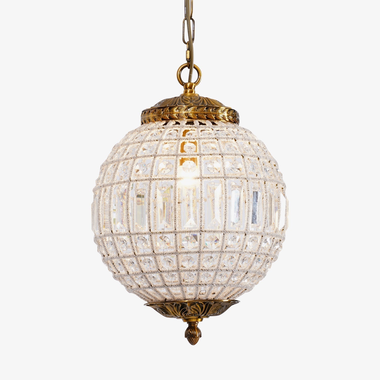 Traditional Gold Globe Chandelier - Lamp Outdoor