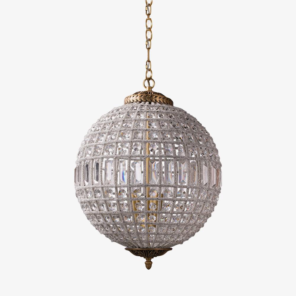Traditional Gold Globe Chandelier - Lamp Outdoor