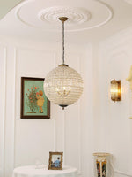 Traditional Gold Globe Chandelier - Lamp Outdoor