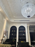 Traditional Gold Globe Chandelier - Lamp Outdoor