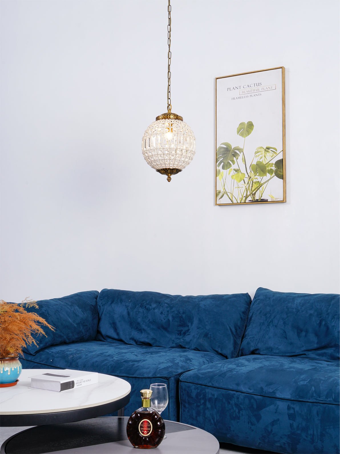 Traditional Gold Globe Chandelier - Lamp Outdoor