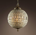 Traditional Gold Globe Chandelier - Lamp Outdoor