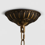 Traditional Gold Globe Chandelier - Lamp Outdoor