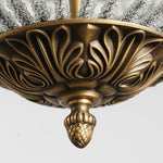 Traditional Gold Globe Chandelier - Lamp Outdoor