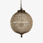 Traditional Gold Globe Chandelier - Lamp Outdoor