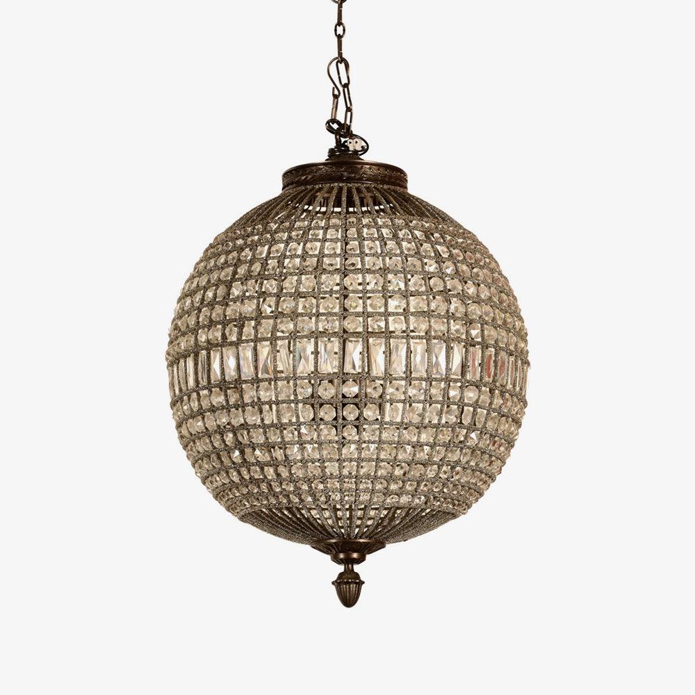 Traditional Gold Globe Chandelier - Lamp Outdoor