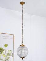 Traditional Gold Globe Chandelier - Lamp Outdoor