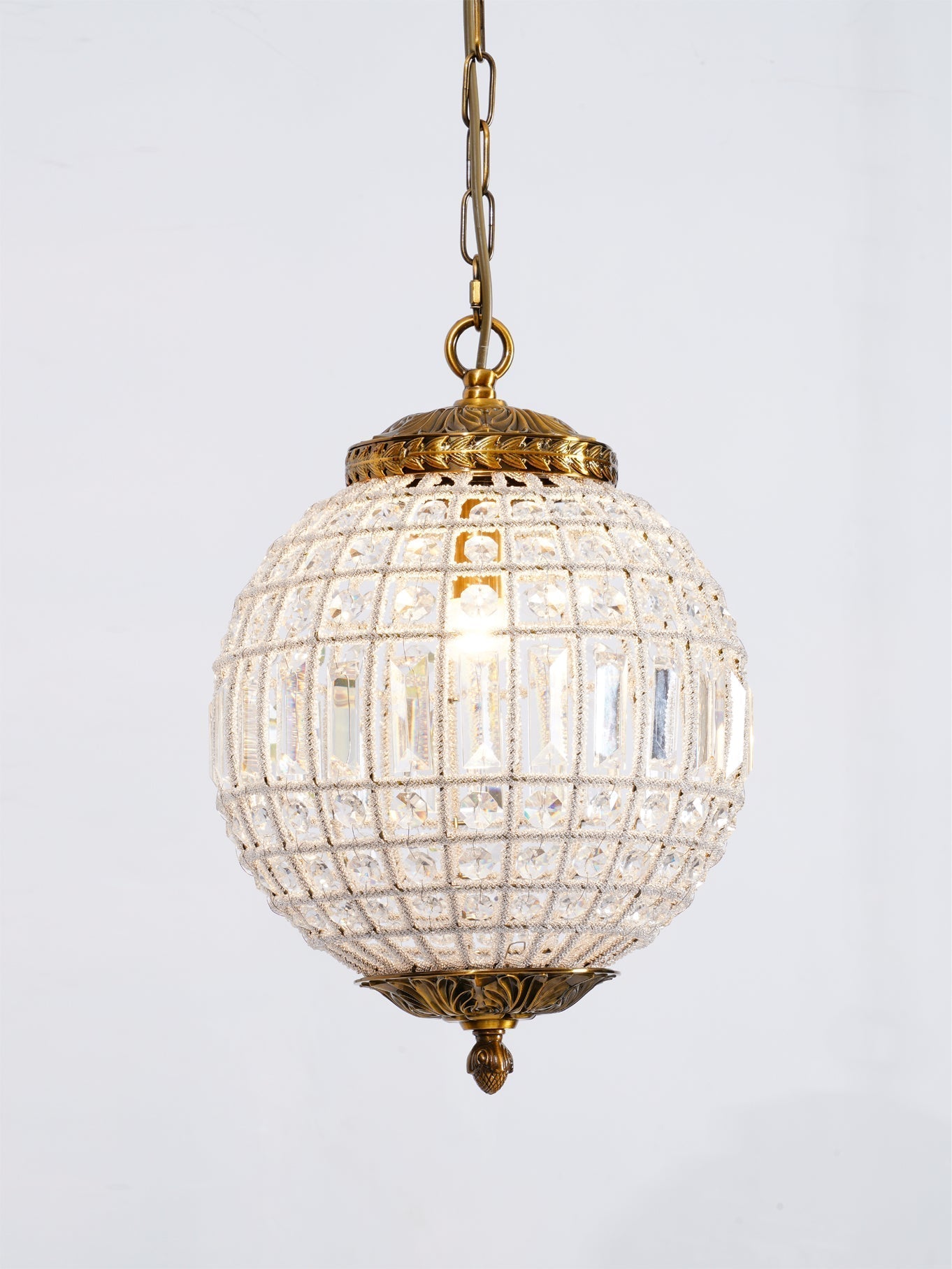 Traditional Gold Globe Chandelier - Lamp Outdoor