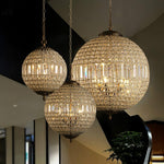 Traditional Gold Globe Chandelier - Lamp Outdoor