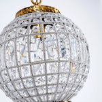 Traditional Gold Globe Chandelier - Lamp Outdoor