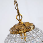Traditional Gold Globe Chandelier - Lamp Outdoor