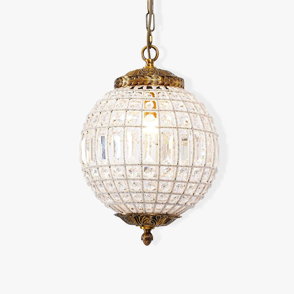 Traditional Gold Globe Chandelier - Lamp Outdoor