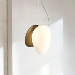 Translucent Frosted Glass Pendant Light - Lamp Outdoor