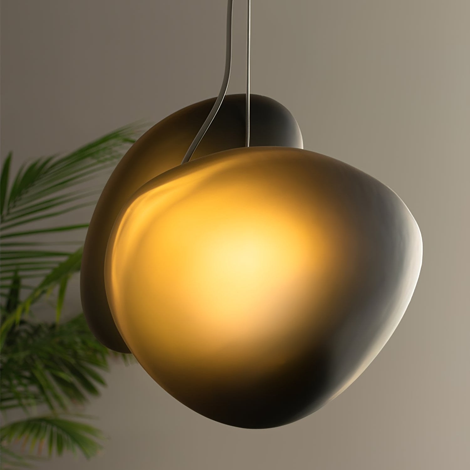 Translucent Frosted Glass Pendant Light - Lamp Outdoor