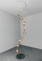 Translucent Frosted Glass Pendant Light - Lamp Outdoor