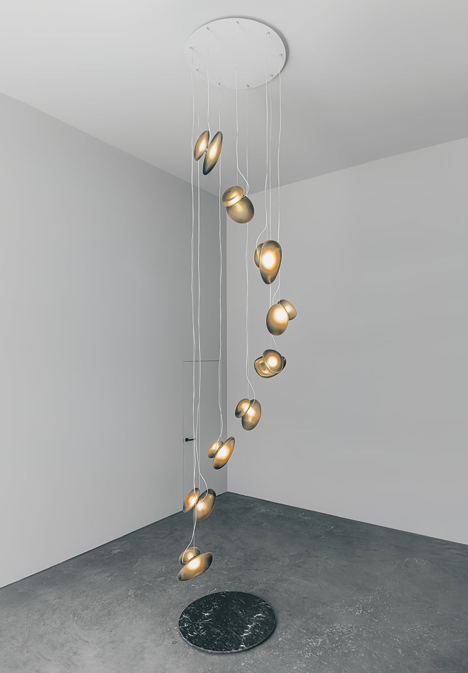 Translucent Frosted Glass Pendant Light - Lamp Outdoor