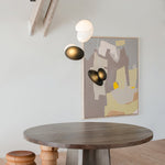 Translucent Frosted Glass Pendant Light - Lamp Outdoor