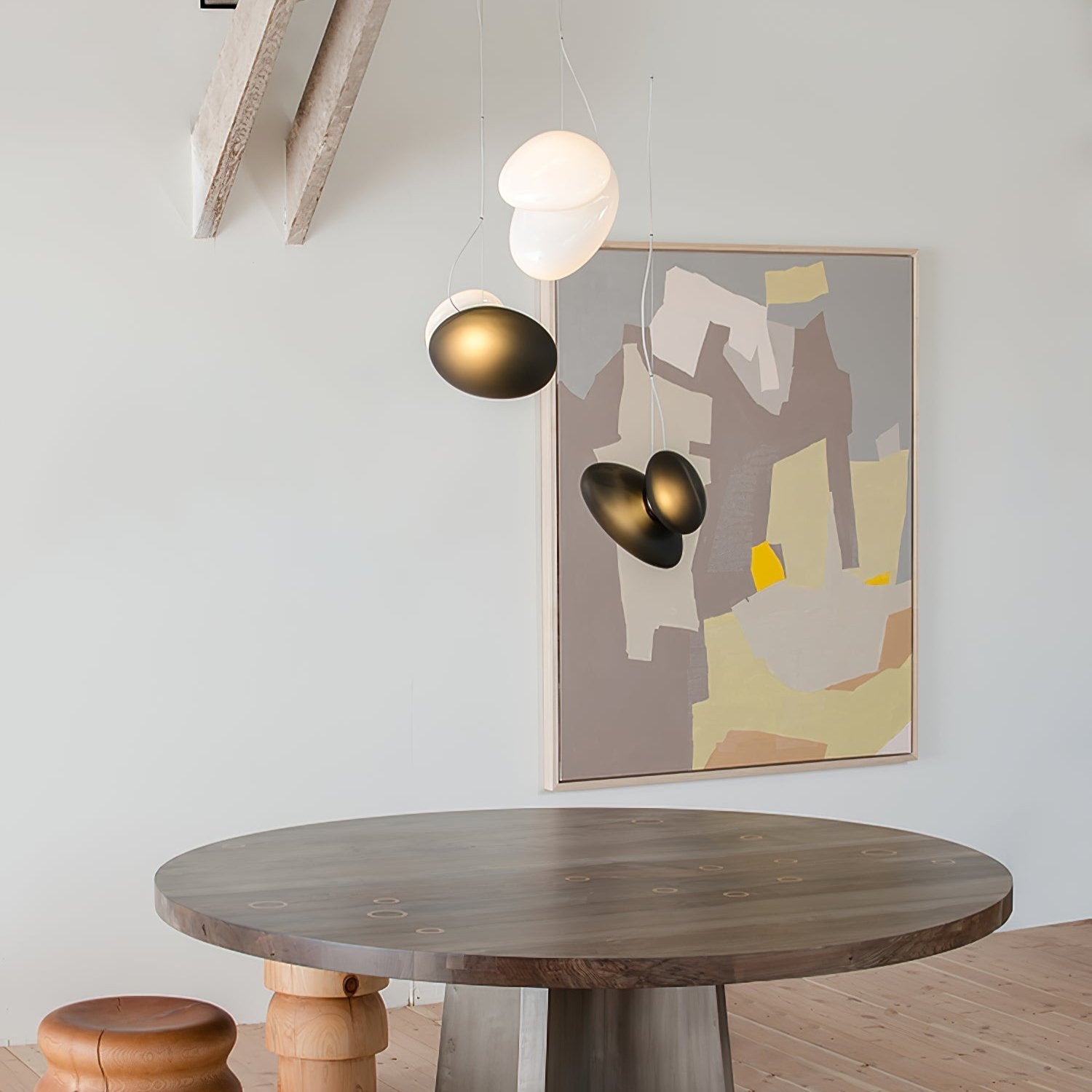 Translucent Frosted Glass Pendant Light - Lamp Outdoor