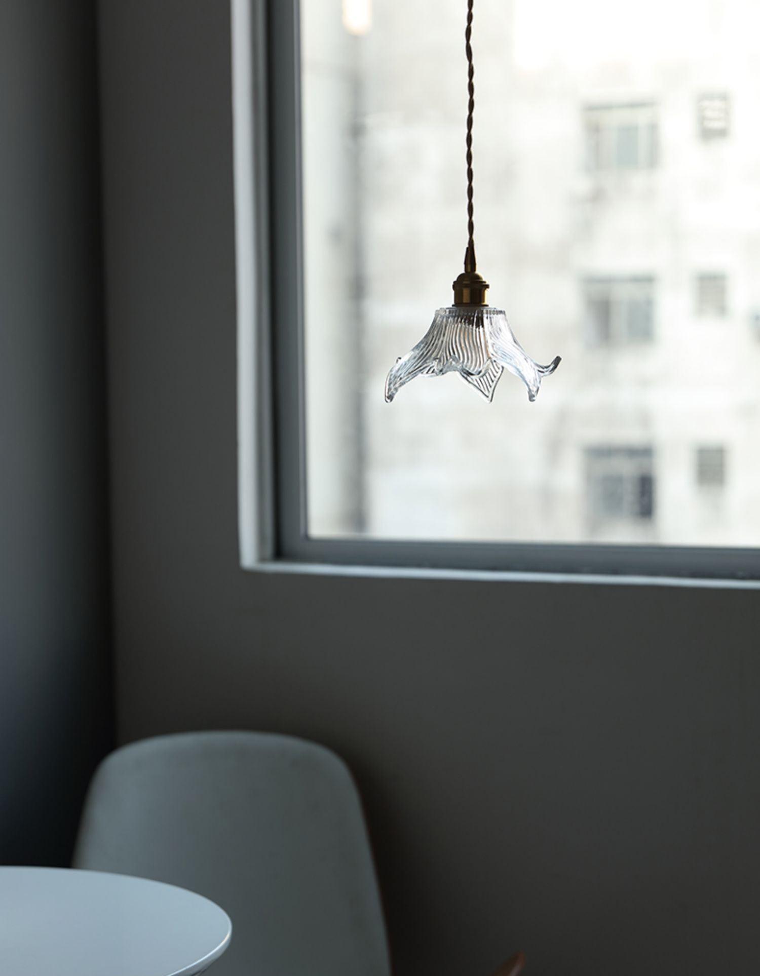 Transparent Crystal Pendant Light - Lamp Outdoor