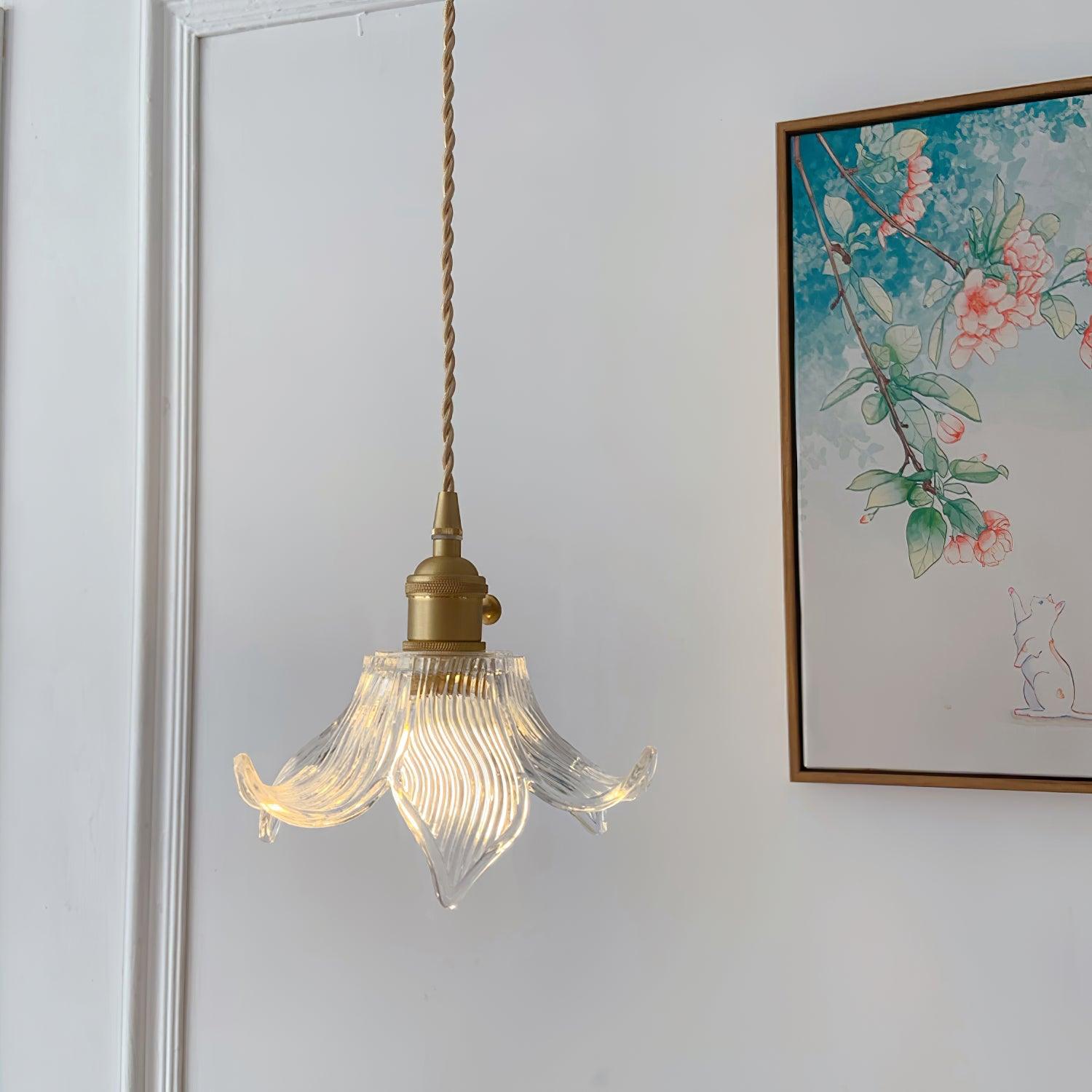 Transparent Crystal Pendant Light - Lamp Outdoor