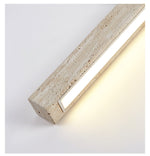 Orvenarae Minimalist Travertine Linear Light - Letslighting