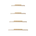 Orvenarae Minimalist Travertine Linear Light - Letslighting