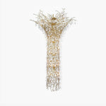 Abeleisa Tree Branch Staircase Brass Crystal Chandelier - Lamp Outdoor