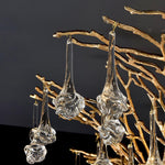Abeleisa Tree Branch Staircase Brass Crystal Chandelier - Lamp Outdoor