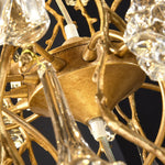 Abeleisa Tree Branch Staircase Brass Crystal Chandelier - Lamp Outdoor