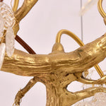 Abeleisa Tree Branch Staircase Brass Crystal Chandelier - Lamp Outdoor