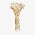 Abeleisa Tree Branch Staircase Brass Crystal Chandelier - Lamp Outdoor