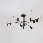 Lustra Chandelier Tribes Brass Linear Cylinder - Lamp Outdoor