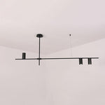 Lustra Chandelier Tribes Brass Linear Cylinder - Lamp Outdoor