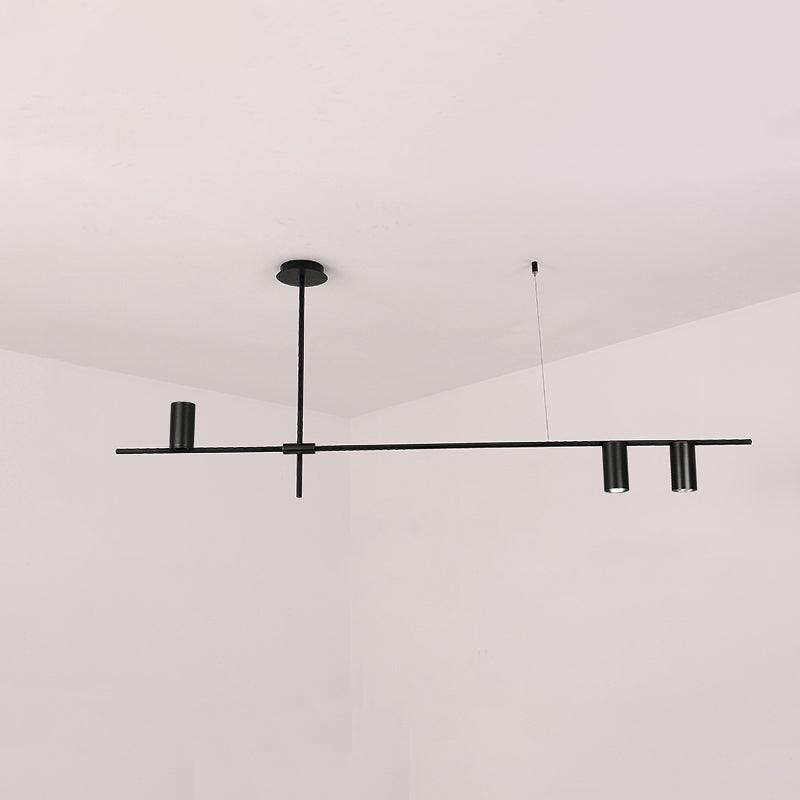 Lustra Chandelier Tribes Brass Linear Cylinder - Lamp Outdoor