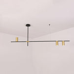 Lustra Chandelier Tribes Brass Linear Cylinder - Lamp Outdoor