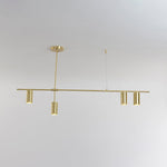 Lustra Chandelier Tribes Brass Linear Cylinder - Lamp Outdoor