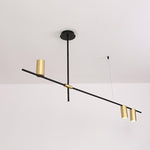 Lustra Chandelier Tribes Brass Linear Cylinder - Lamp Outdoor