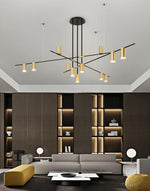 Lustra Chandelier Tribes Brass Linear Cylinder - Lamp Outdoor