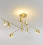 Lustra Chandelier Tribes Brass Linear Cylinder - Lamp Outdoor