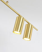 Lustra Chandelier Tribes Brass Linear Cylinder - Lamp Outdoor