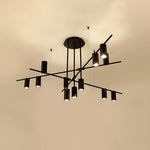 Lustra Chandelier Tribes Brass Linear Cylinder - Lamp Outdoor