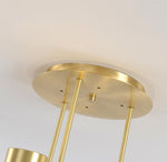 Lustra Chandelier Tribes Brass Linear Cylinder - Lamp Outdoor