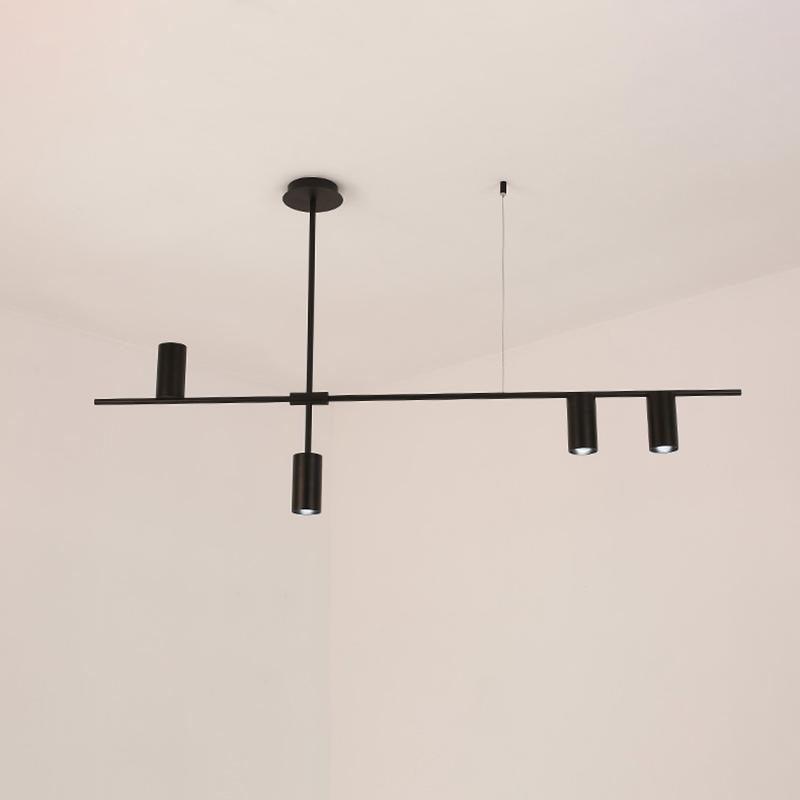Lustra Chandelier Tribes Brass Linear Cylinder - Lamp Outdoor