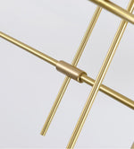 Lustra Chandelier Tribes Brass Linear Cylinder - Lamp Outdoor